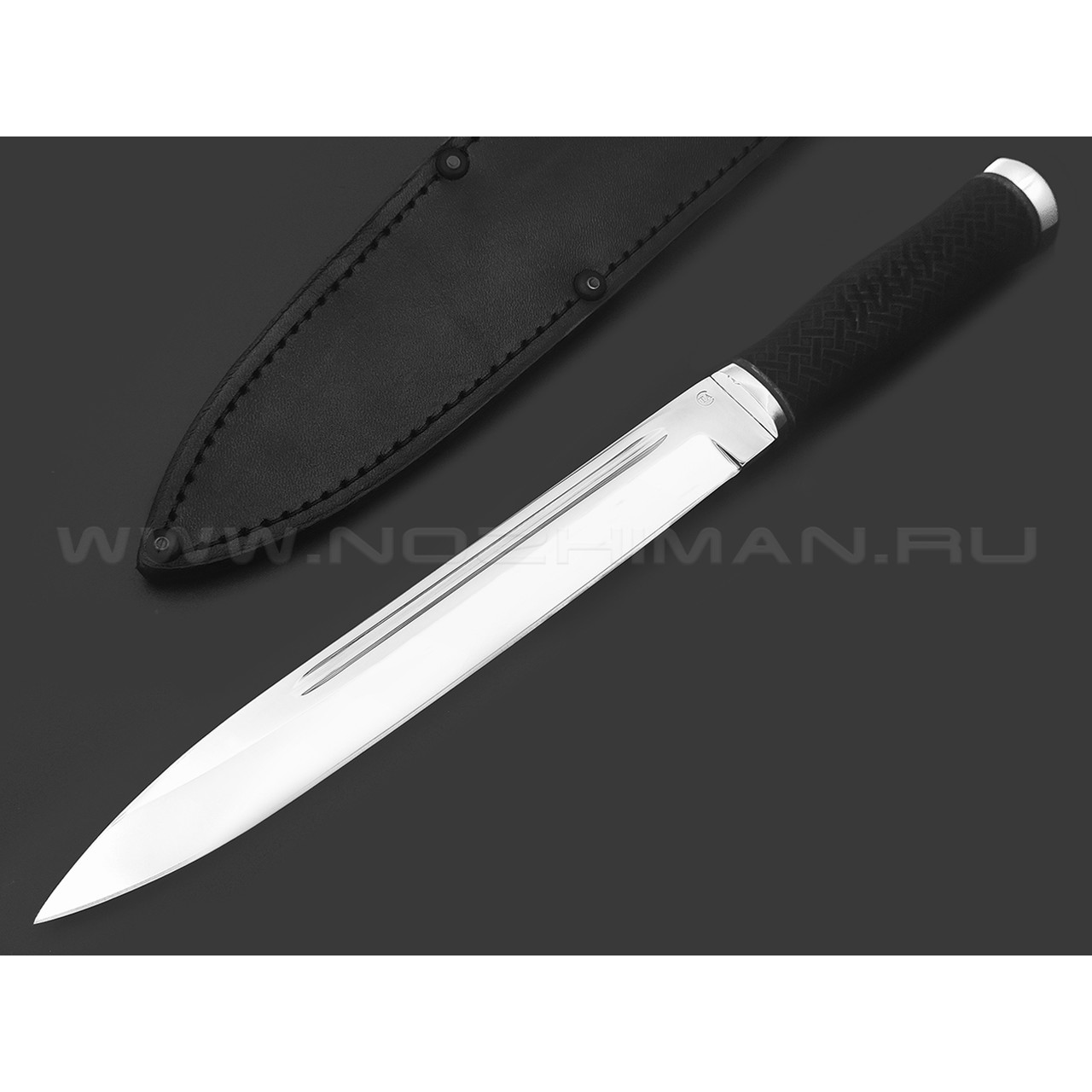 Титов и Солдатова нож Горец-1 сталь 65Х13, рукоять резина, сталь