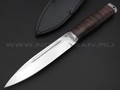 Титов и Солдатова нож Горец-3 сталь 95Х18, рукоять наборная кожа, сталь
