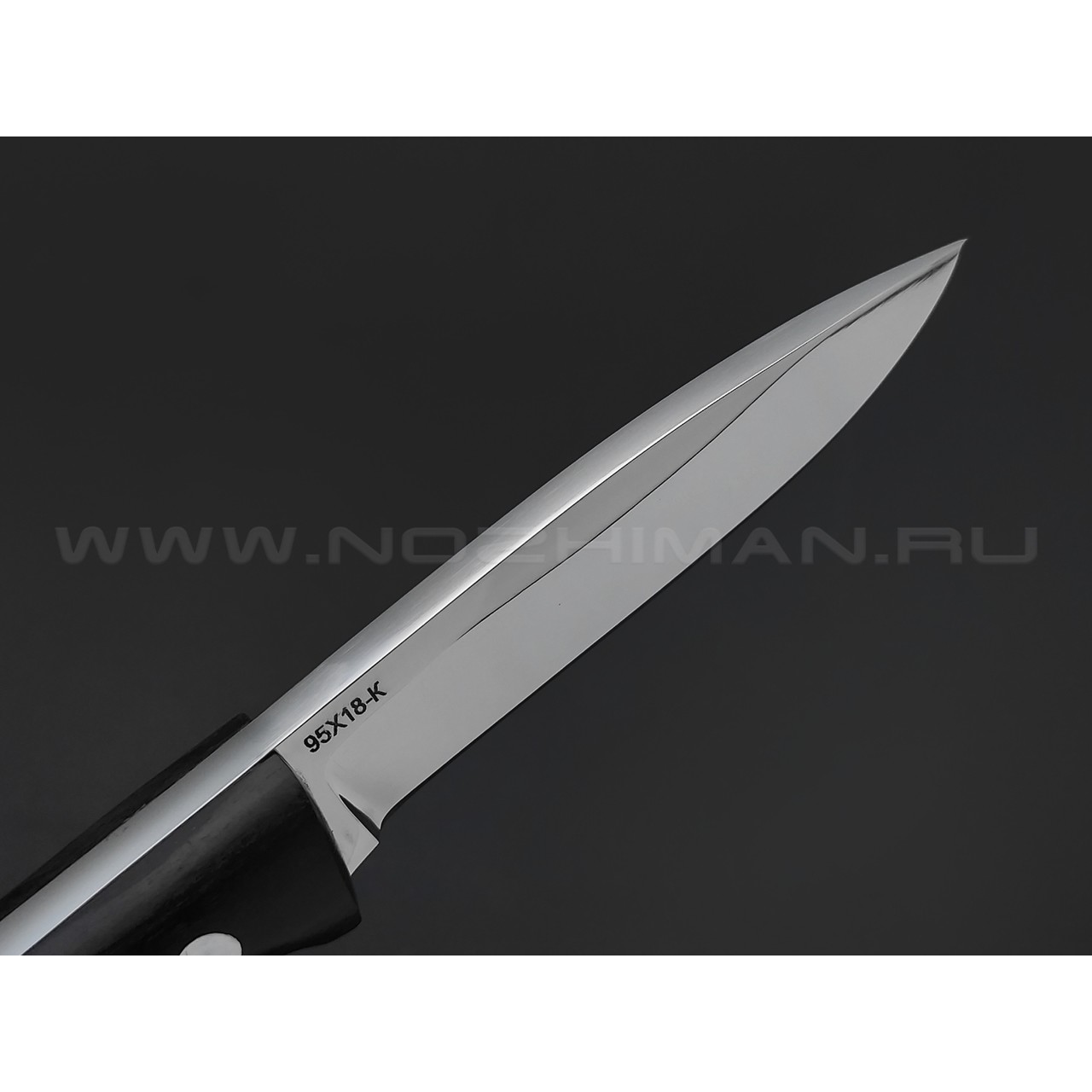 Нож "Енот-2" сталь 95Х18, рукоять граб (Титов & Солдатова)