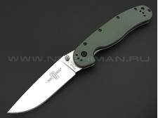 Нож Ontario RAT-1 Olive Drab 8848OD сталь Aus-8 satin, рукоять GRN