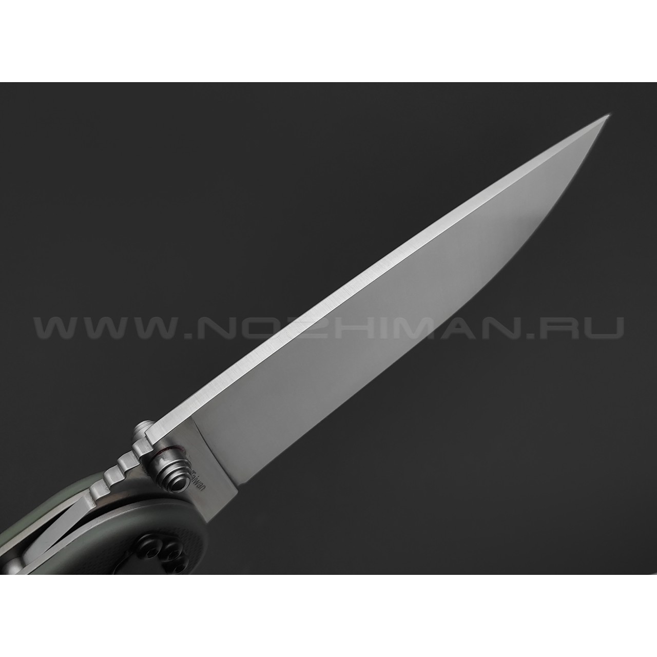 Нож Ontario RAT-1 Satin 8848OD сталь Aus-8 рукоять GRN olive