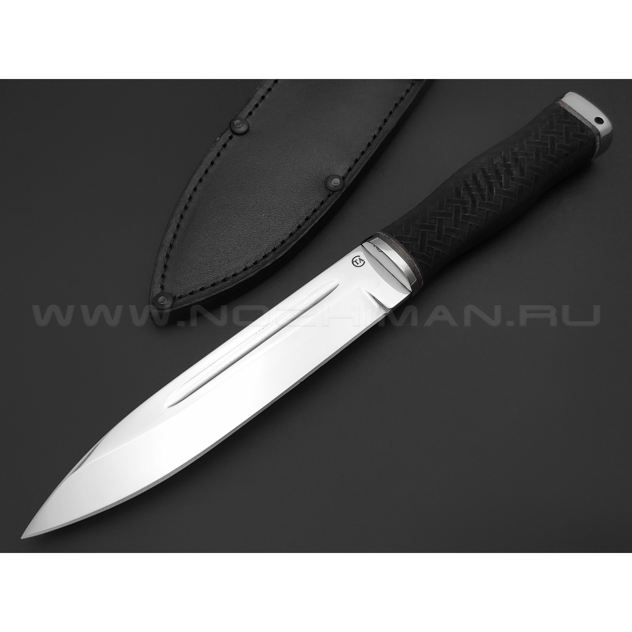 Титов и Солдатова нож Горец-3 сталь 65Х13, рукоять Резина, сталь