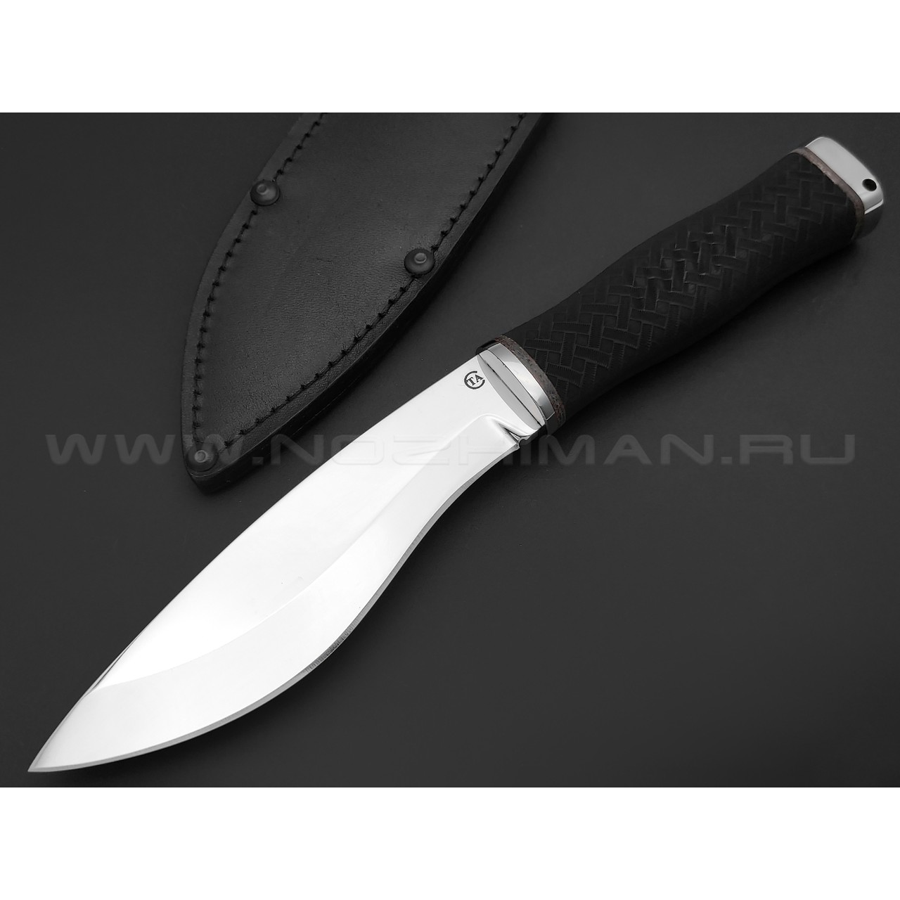 Титов и Солдатова нож Ворон сталь 65Х13, рукоять резина, сталь