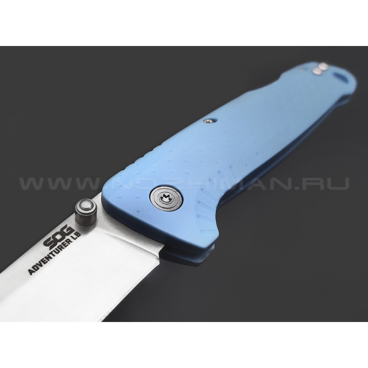 Нож SOG Adventurer LB Blue 13-11-03-43 сталь 5Cr15MoV, рукоять Glass Reinforced Nylon