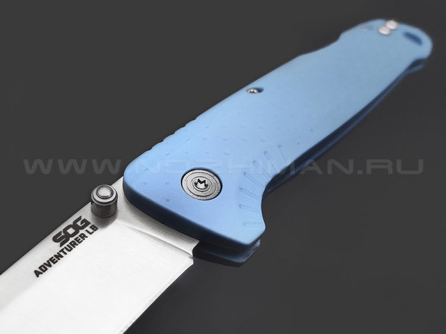 Нож SOG Adventurer LB Blue 13-11-03-43 сталь 5Cr15MoV, рукоять Glass Reinforced Nylon