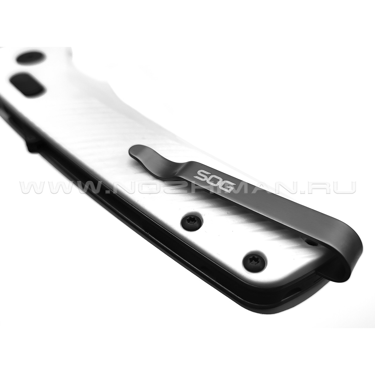 Нож SOG Flash AT Cool Grey 11-18-10-41 сталь Cryo D2 TiNi, рукоять Glass Reinforced Nylon white