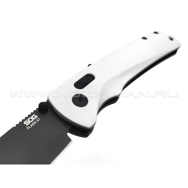 Нож SOG Flash AT Cool Grey 11-18-10-41 сталь Cryo D2 TiNi, рукоять Glass Reinforced Nylon white