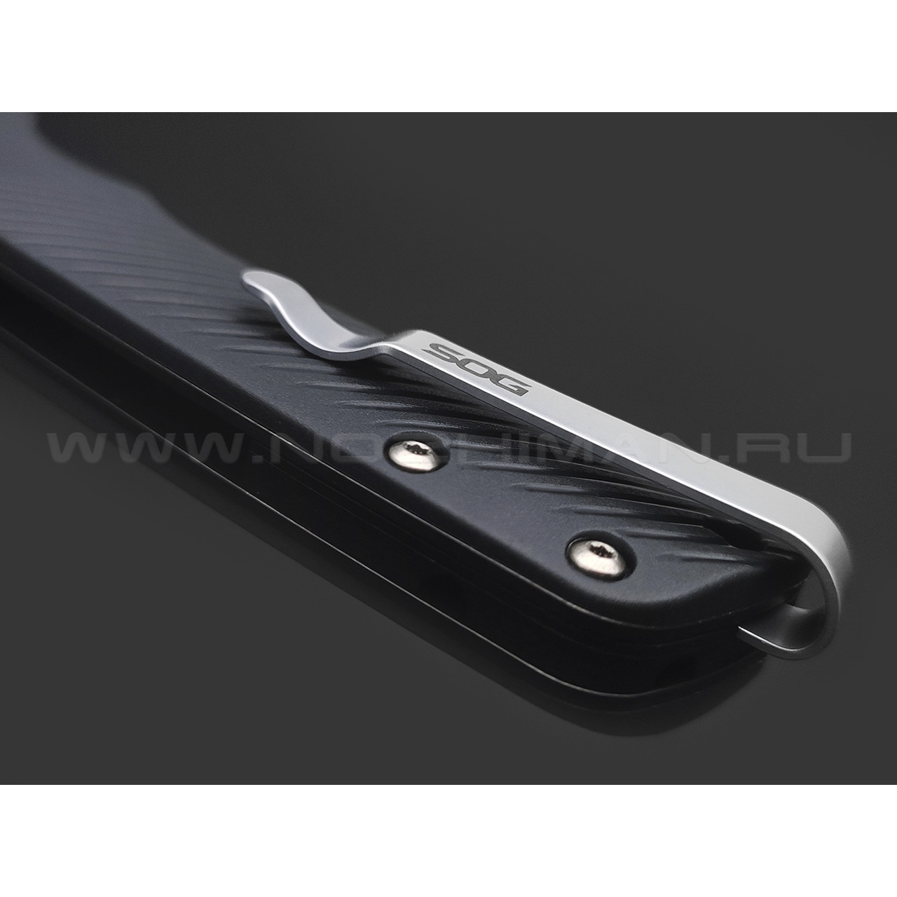 Нож SOG Flash AT Urban Grey 11-18-11-41 сталь Cryo D2 satin, рукоять Glass Reinforced Nylon