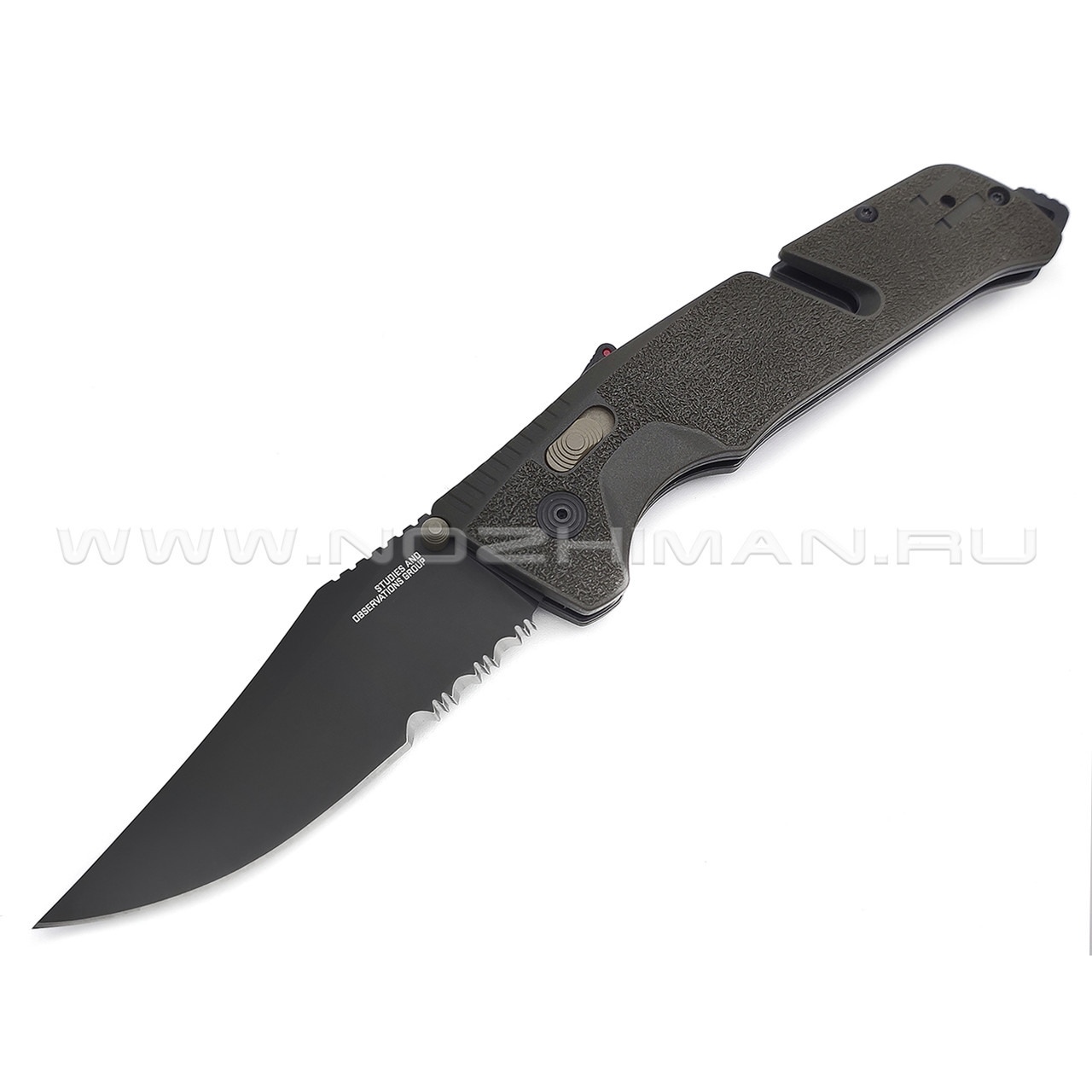 Нож SOG Trident AT Flat Dark Earth 11-12-12-41 сталь Cryo D2 TiNi, рукоять Glass Reinforced Nylon