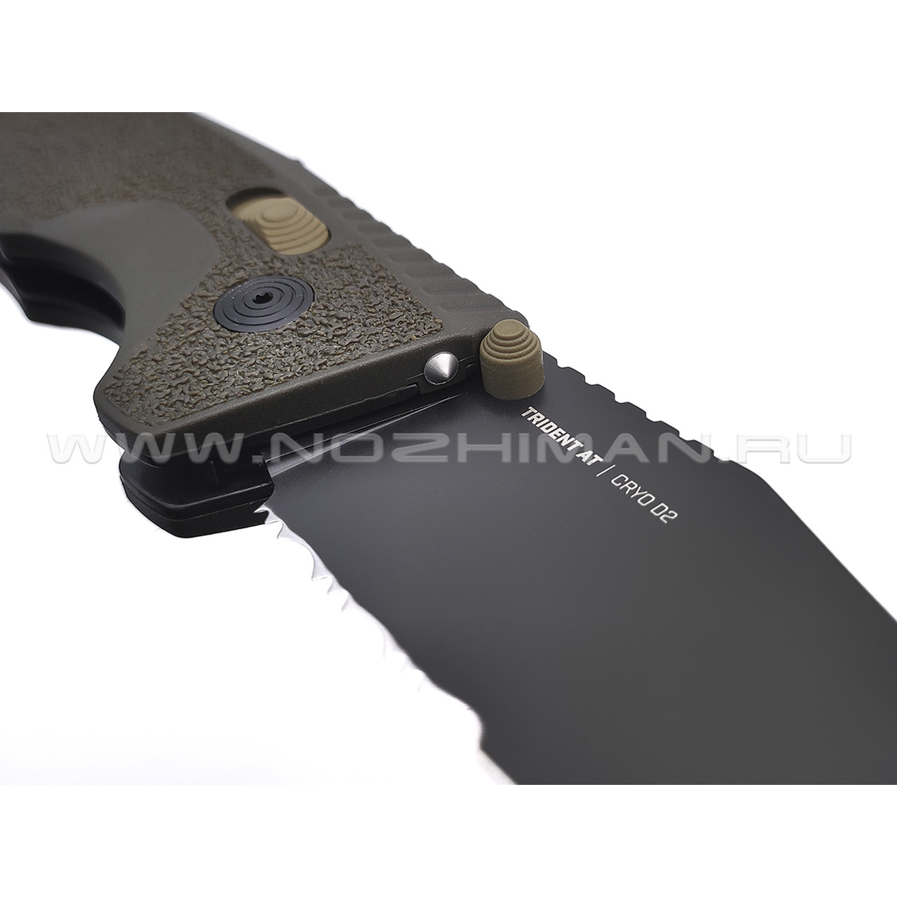 Нож SOG Trident AT Flat Dark Earth 11-12-12-41 сталь Cryo D2 TiNi, рукоять Glass Reinforced Nylon