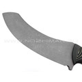 Волчий Век нож Кондрат 12 сталь 95Х18 WA стоунвош, рукоять G10 black & green