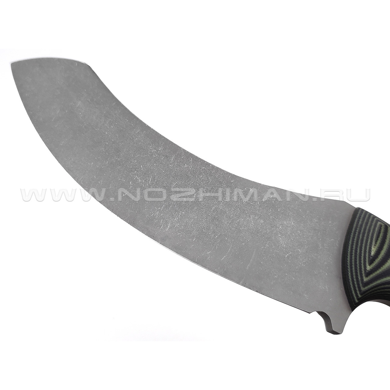 Волчий Век нож Кондрат 12 сталь 95Х18 WA стоунвош, рукоять G10 black & green