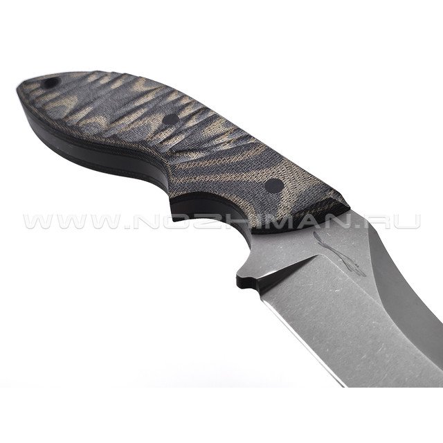 Волчий Век нож Кондрат 10 сталь 95Х18 WA стоунвош, рукоять Micarta
