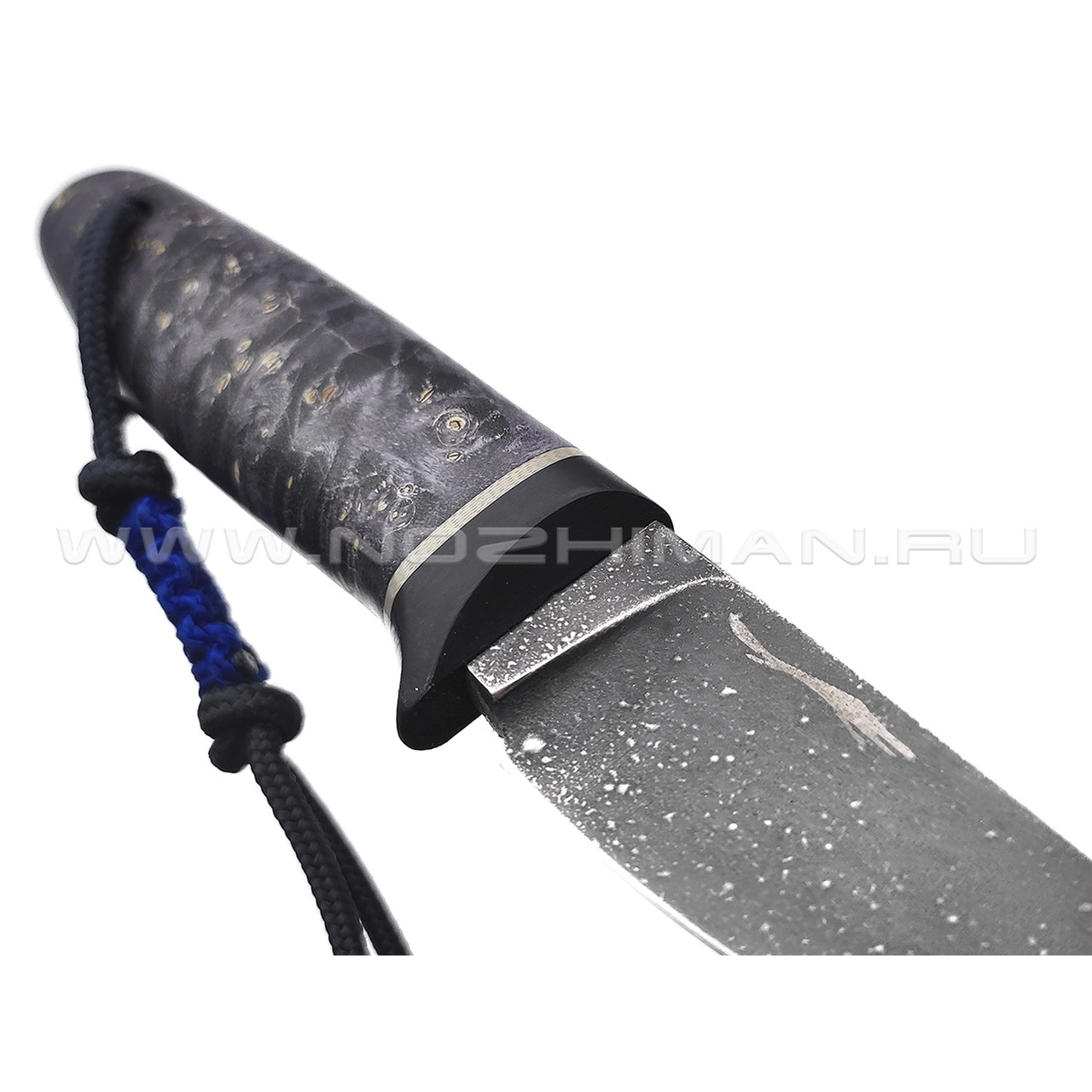 Волчий Век нож Сакура Custom сталь PGK WA травление, рукоять Кап клена, G10