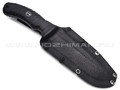 Волчий Век нож Команданте Custom сталь 95Х18 WA травление, рукоять G10 black & red