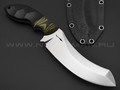 Волчий Век нож Кондрат 12 сталь 95Х18 WA satin, рукоять G10 black & yellow