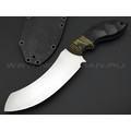 Волчий Век нож Кондрат 12 сталь 95Х18 WA satin, рукоять G10 black & yellow