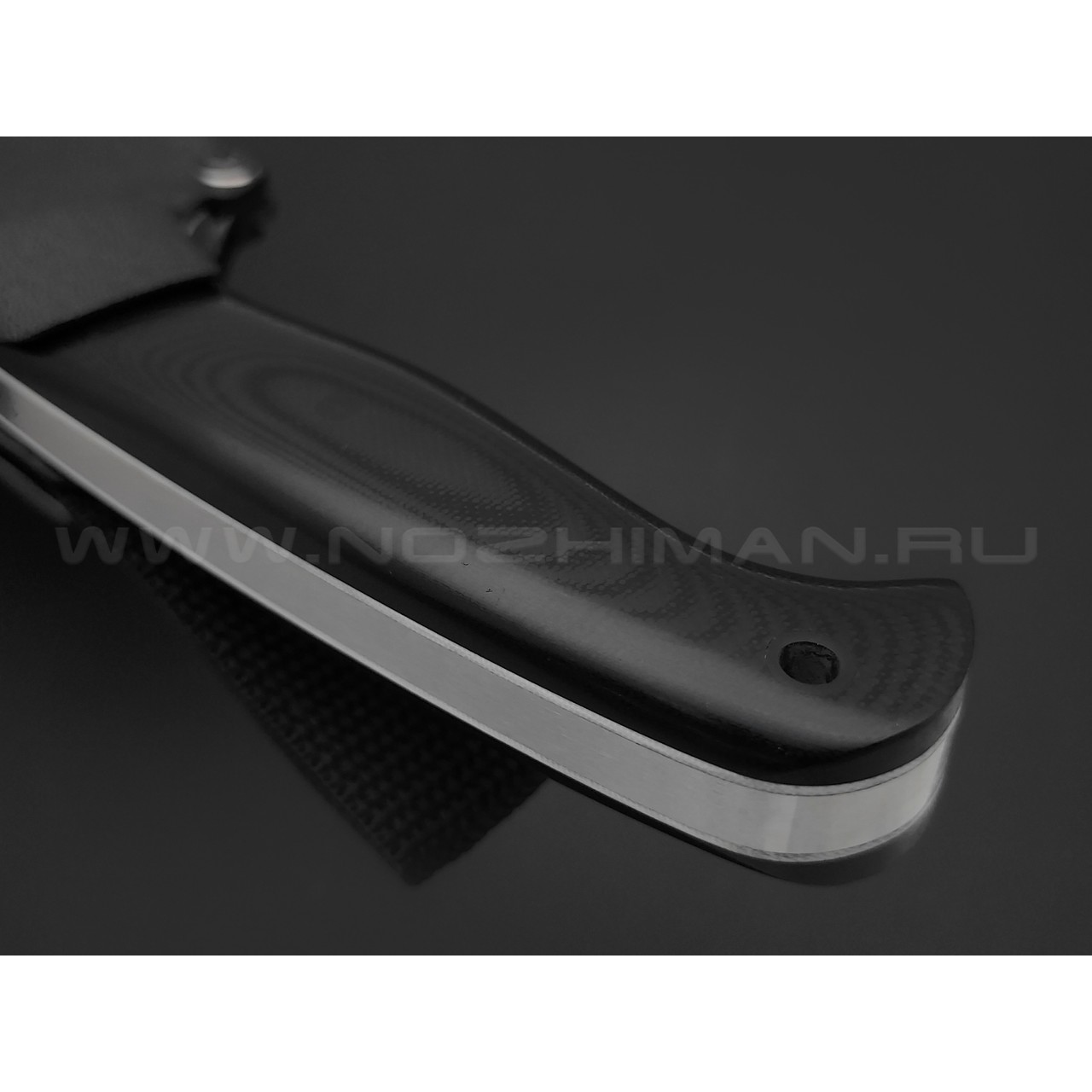 Волчий Век нож Ямской XL сталь 1.4116 Krupp WA satin, рукоять G10 black