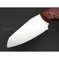 Волчий Век нож Сквозняк Brutal Edition сталь D2 WA satin, рукоять G10 black & red