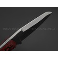 Волчий Век нож Сквозняк Brutal Edition сталь D2 WA satin, рукоять G10 black & red