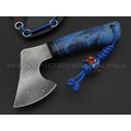 Волчий Век нож Мини Топорик Custom сталь PGK WA травление, рукоять Кап клена, G10 Волчий Век нож Мини Топорик Custom сталь PGK WA травление, рукоять Кап клена, G10