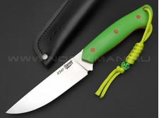 7 ножей нож Айсберг сталь K340 satin, рукоять G10 light green & orange