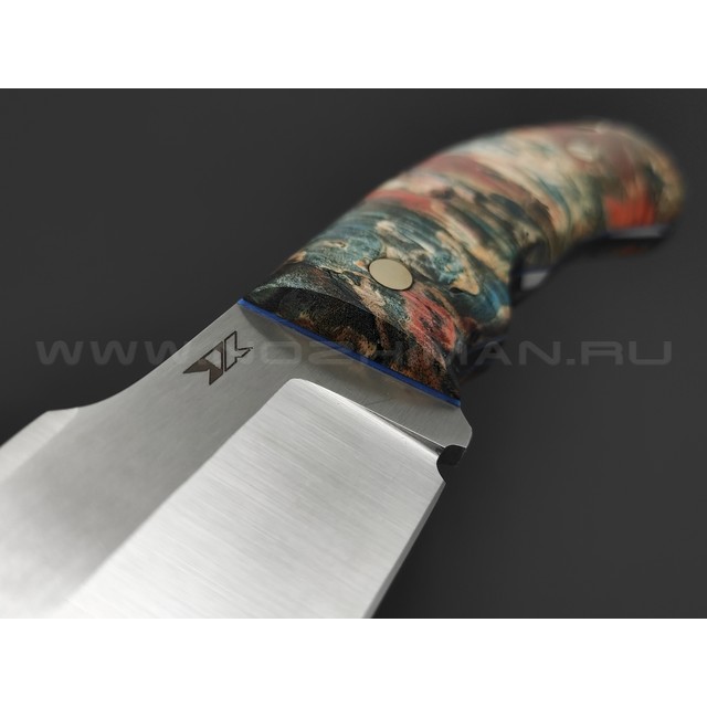 7 ножей нож Беркут сталь K340 satin, рукоять Стаб. кап клена