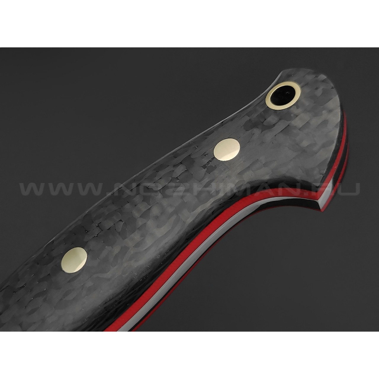 7 ножей нож Бритва сталь D2 satin, рукоять Carbon fiber, G10 red