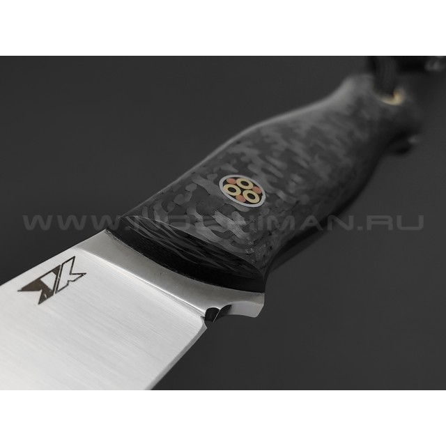 7 ножей нож Колибри сталь K110 satin, рукоять Carbon fiber, G10 black, пин