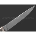7 ножей нож Анфель сталь K340 satin, рукоять Стаб. кап клена желтый, бронза 7 ножей нож Анфель сталь K340 satin, рукоять Стаб. кап клена желтый, бронза