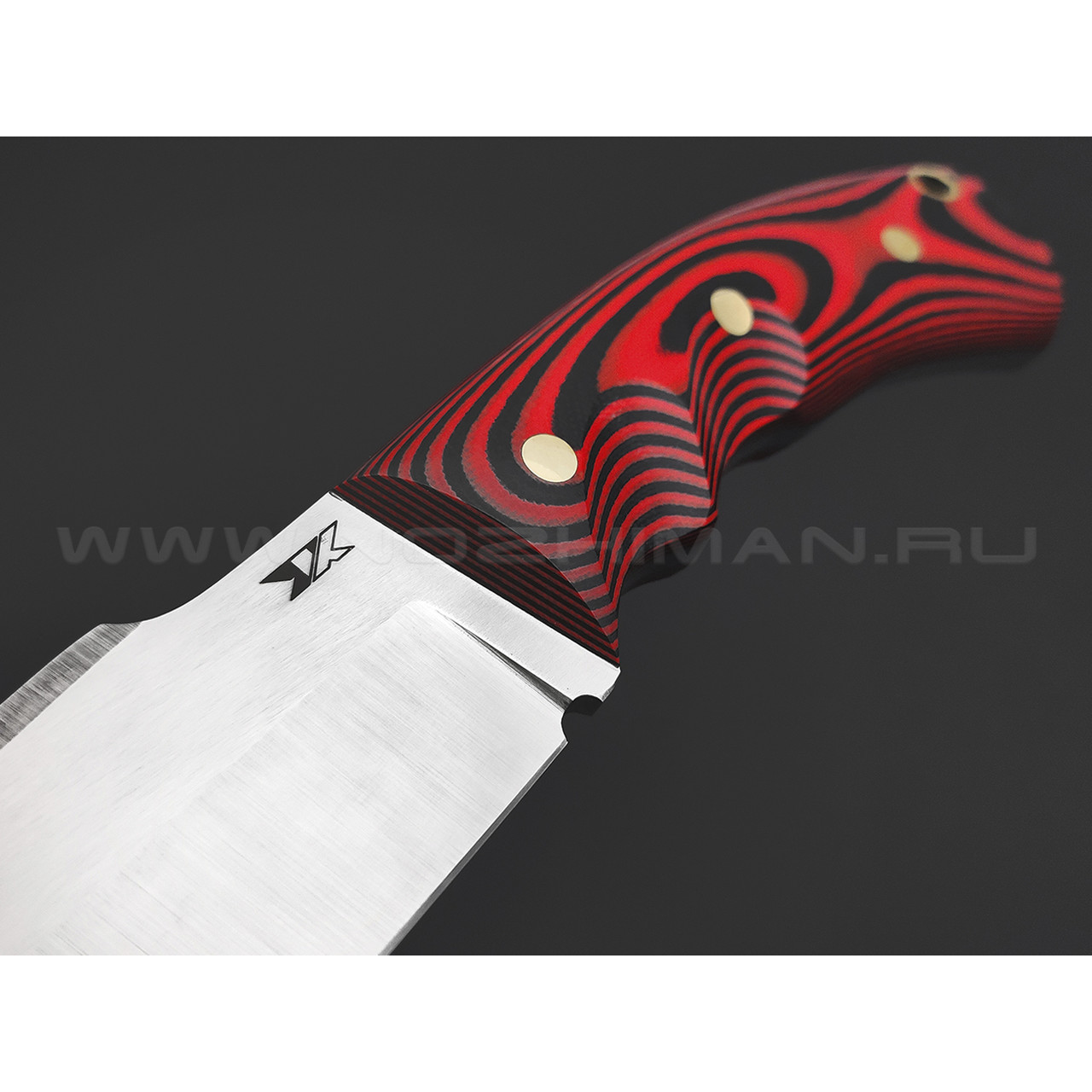 7 ножей нож Беркут сталь D2 satin, рукоять G10 black & red
