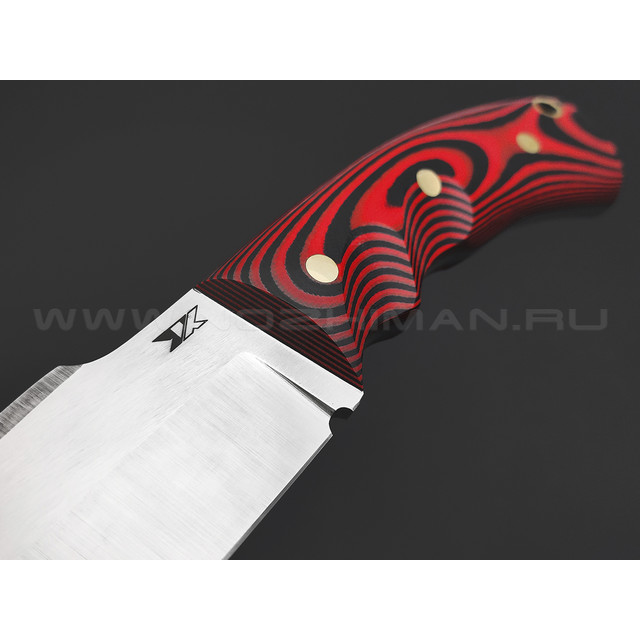 7 ножей нож Беркут сталь D2 satin, рукоять G10 black & red