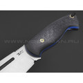 7 ножей нож Гризли сталь D2 satin, рукоять Carbon fiber, G10 blue 7 ножей нож Гризли сталь D2 satin, рукоять Carbon fiber, G10 blue