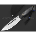 7 ножей нож Гризли сталь D2 satin, рукоять Carbon fiber, G10 blue 7 ножей нож Гризли сталь D2 satin, рукоять Carbon fiber, G10 blue