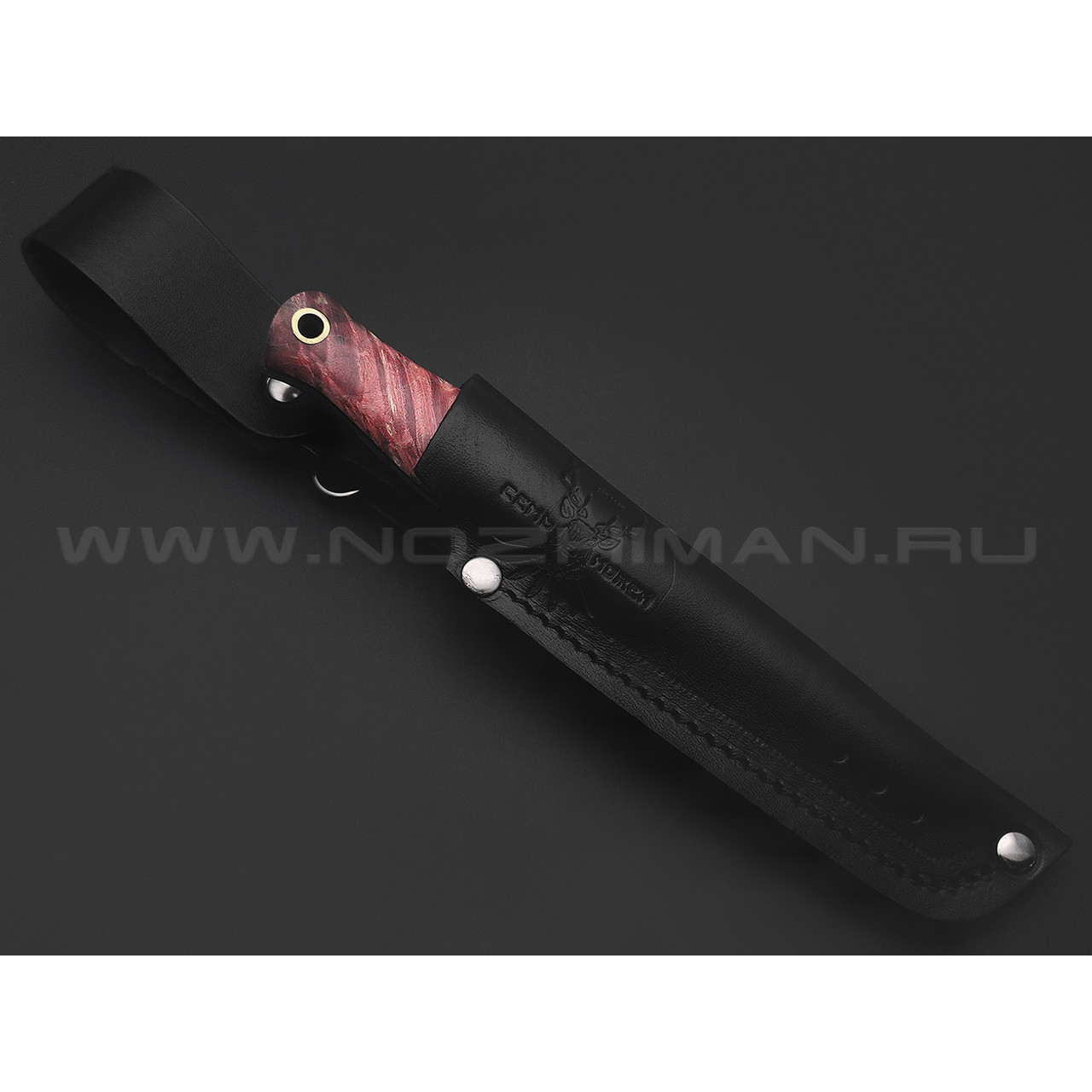 7 ножей нож Колибри сталь D2 стоунвош, рукоять Стаб. кап клена, G10 black, пин