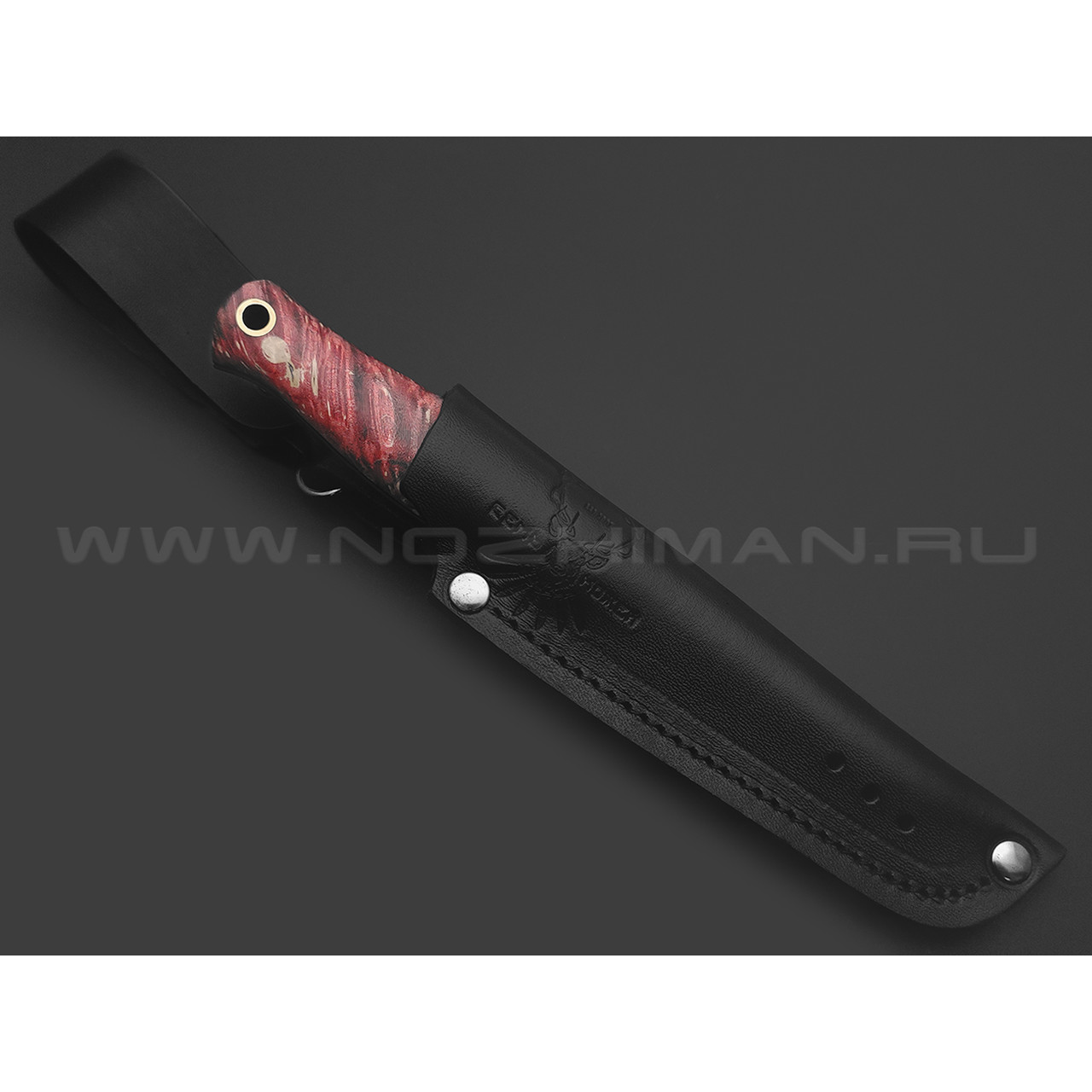 7 ножей нож Колибри сталь D2 стоунвош, рукоять Стаб. кап клена, G10 black, пин