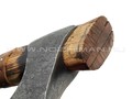 Топор Древнерусский сталь У8А, топорище из ясеня, кожа (Секира Родослава)