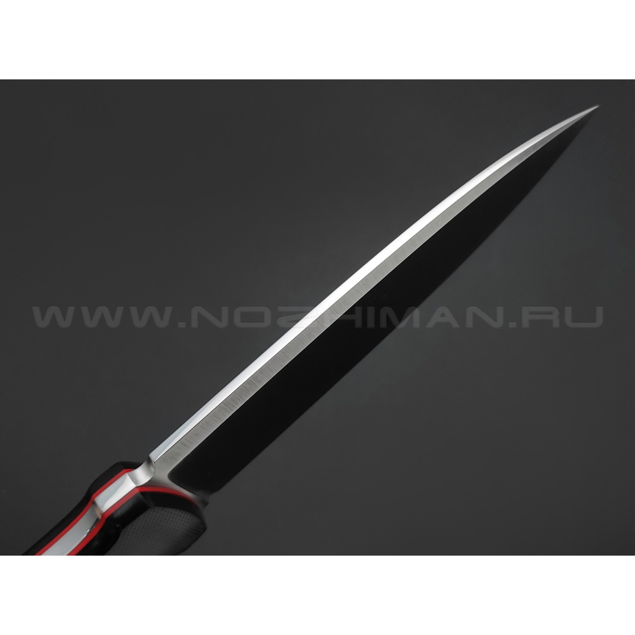 Апус нож Джиггер сталь N690, рукоять G10 чёрно-красный
