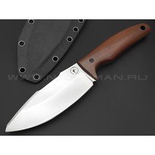 Апус нож Кайдзю сталь K110 сатин, рукоять Микарта коричневая