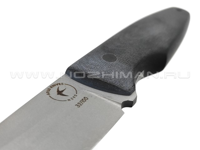 Apus Knives нож Скин-Ду Limited Edition сталь M390, рукоять Micarta dark grey