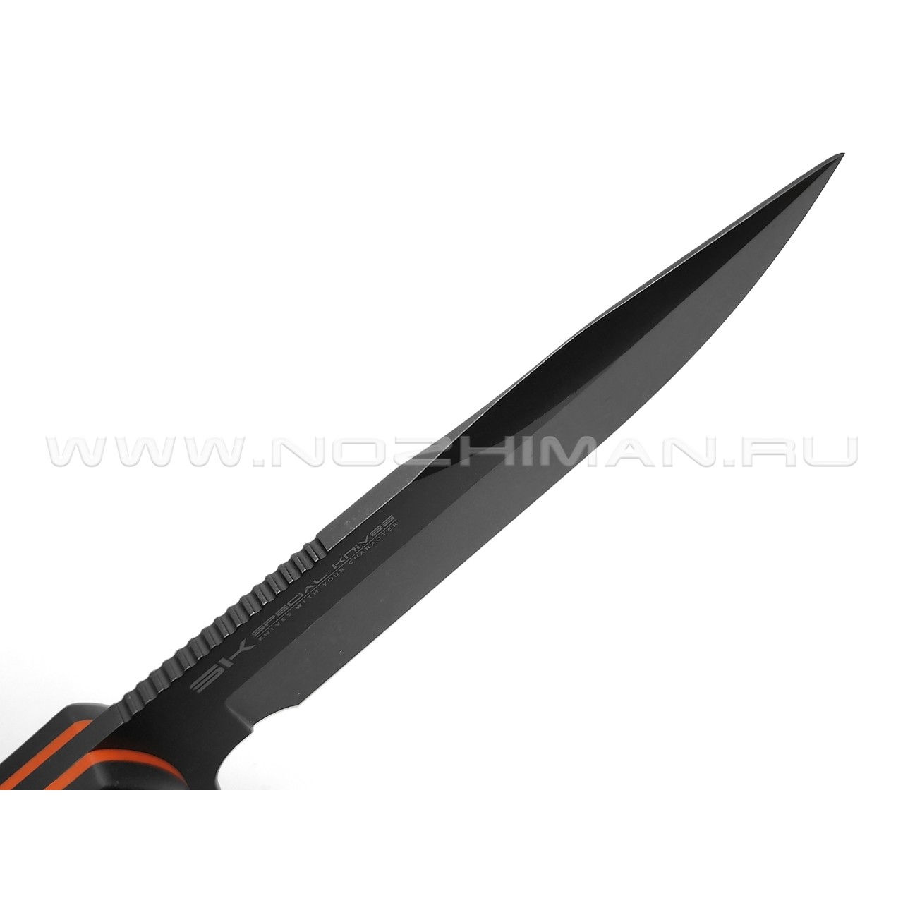 Special Knives нож Sheriff Black Edition сталь Aus-10 блэквош, рукоять G10 black & orange