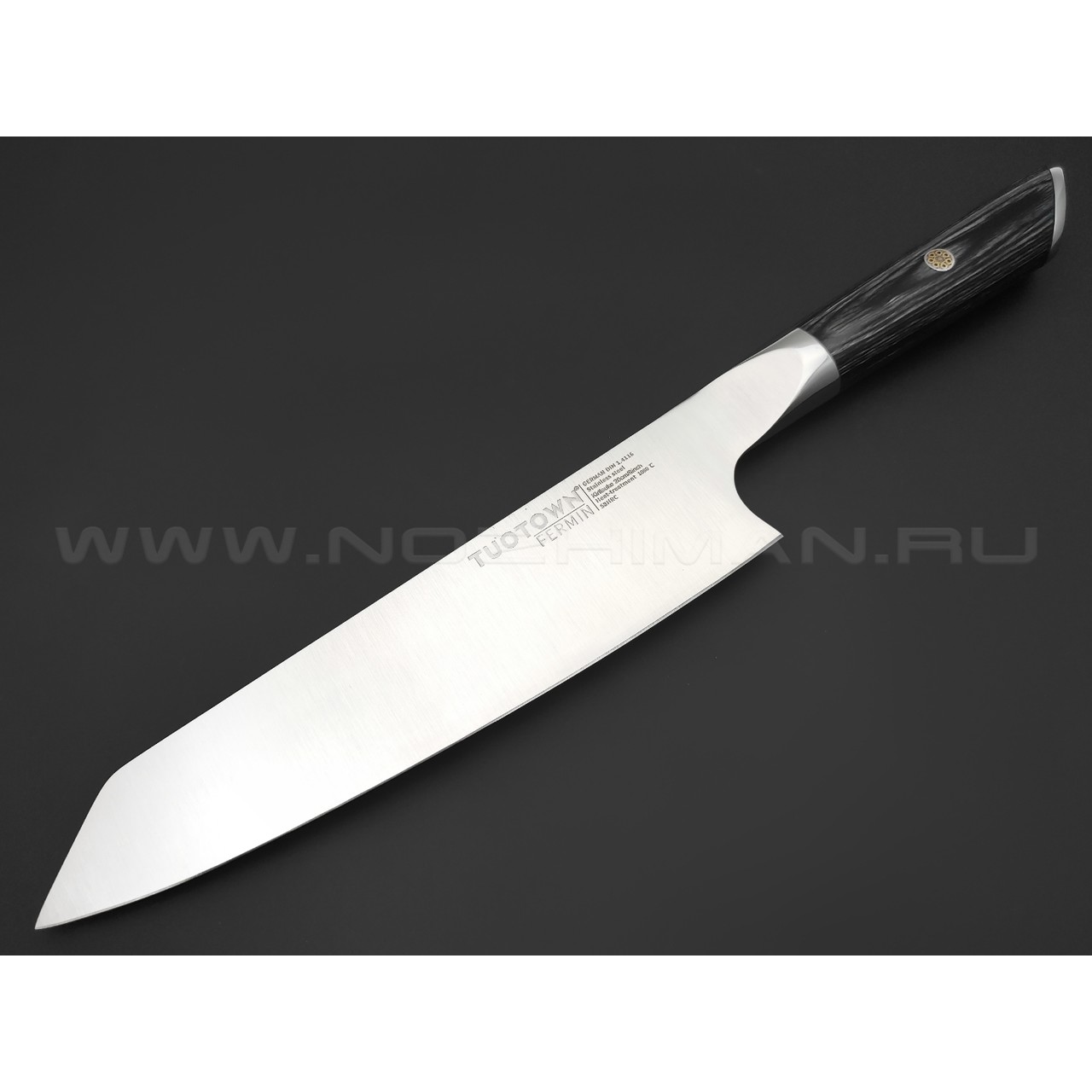 TuoTown Fermin Kiritsuke 198002 сталь German 1.4116, рукоять Stabilized wood