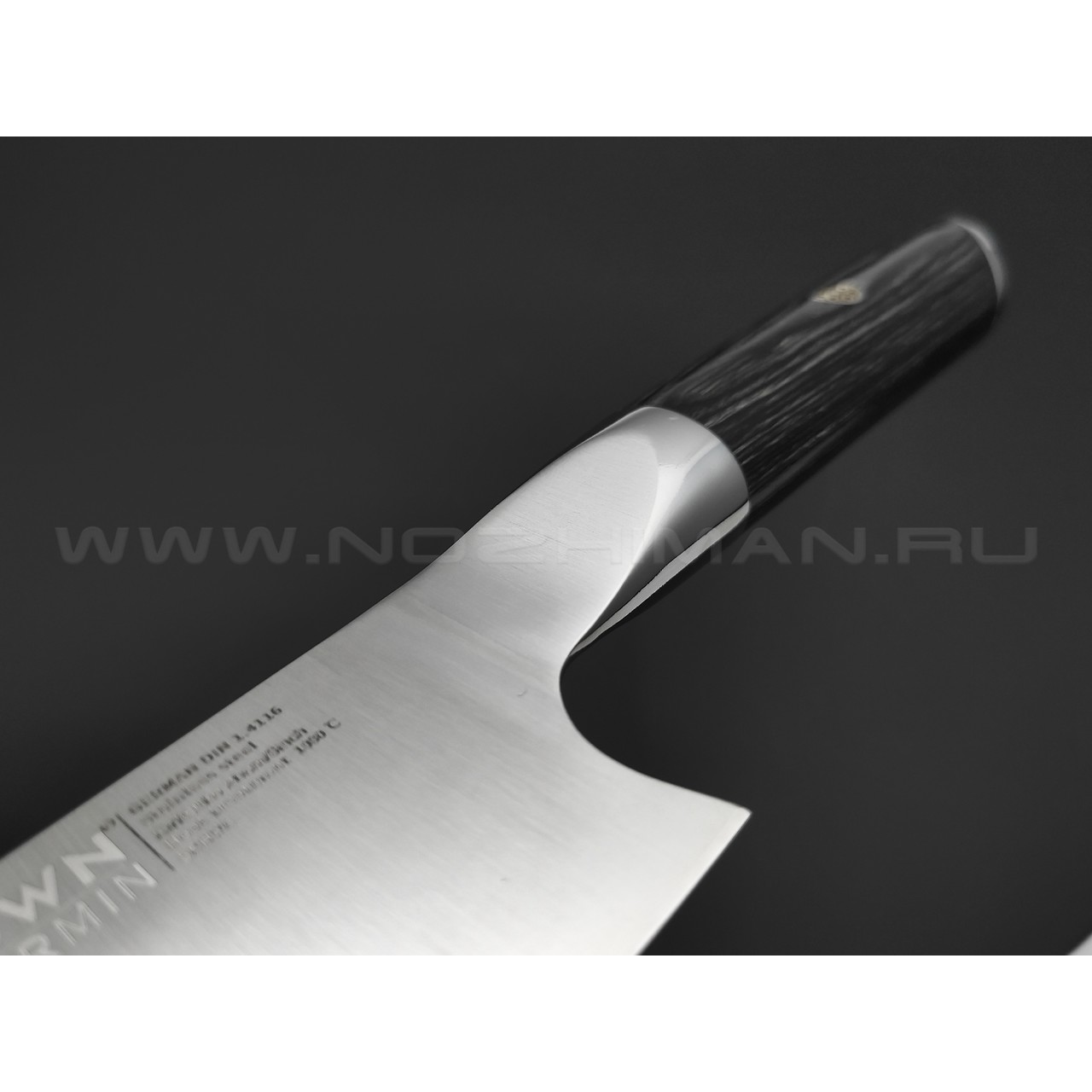TuoTown Fermin Kiritsuke 198002 сталь German 1.4116, рукоять Stabilized wood