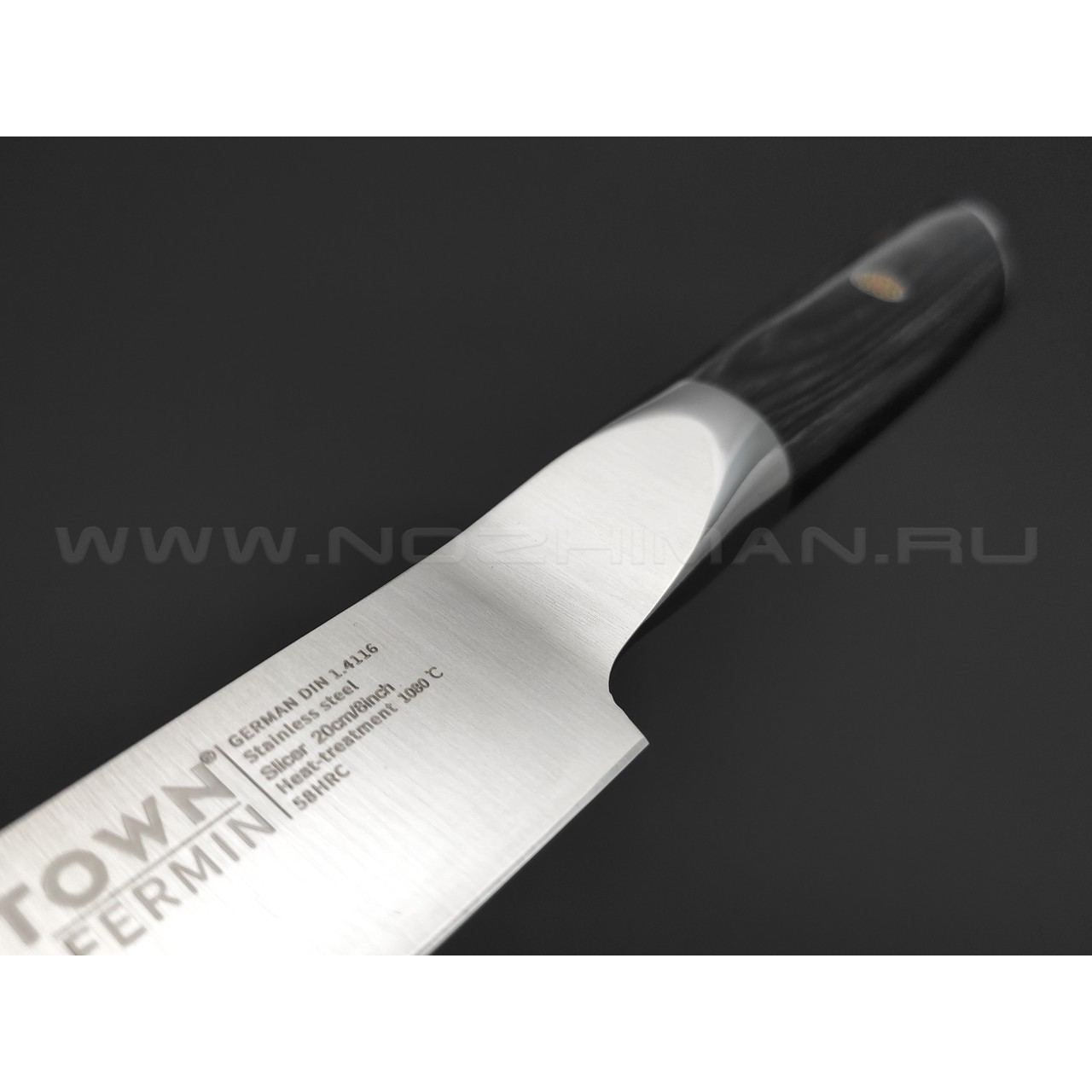 TuoTown Fermin Slicer 198005 сталь German 1.4116, рукоять Stabilized wood