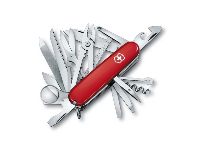 Швейцарский нож Victorinox 1.6795 SwissChamp red (33 функции)