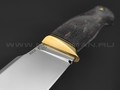 Товарищество Завьялова нож Кабзон сталь 95Х18, рукоять Стаб. дерево, латунь
