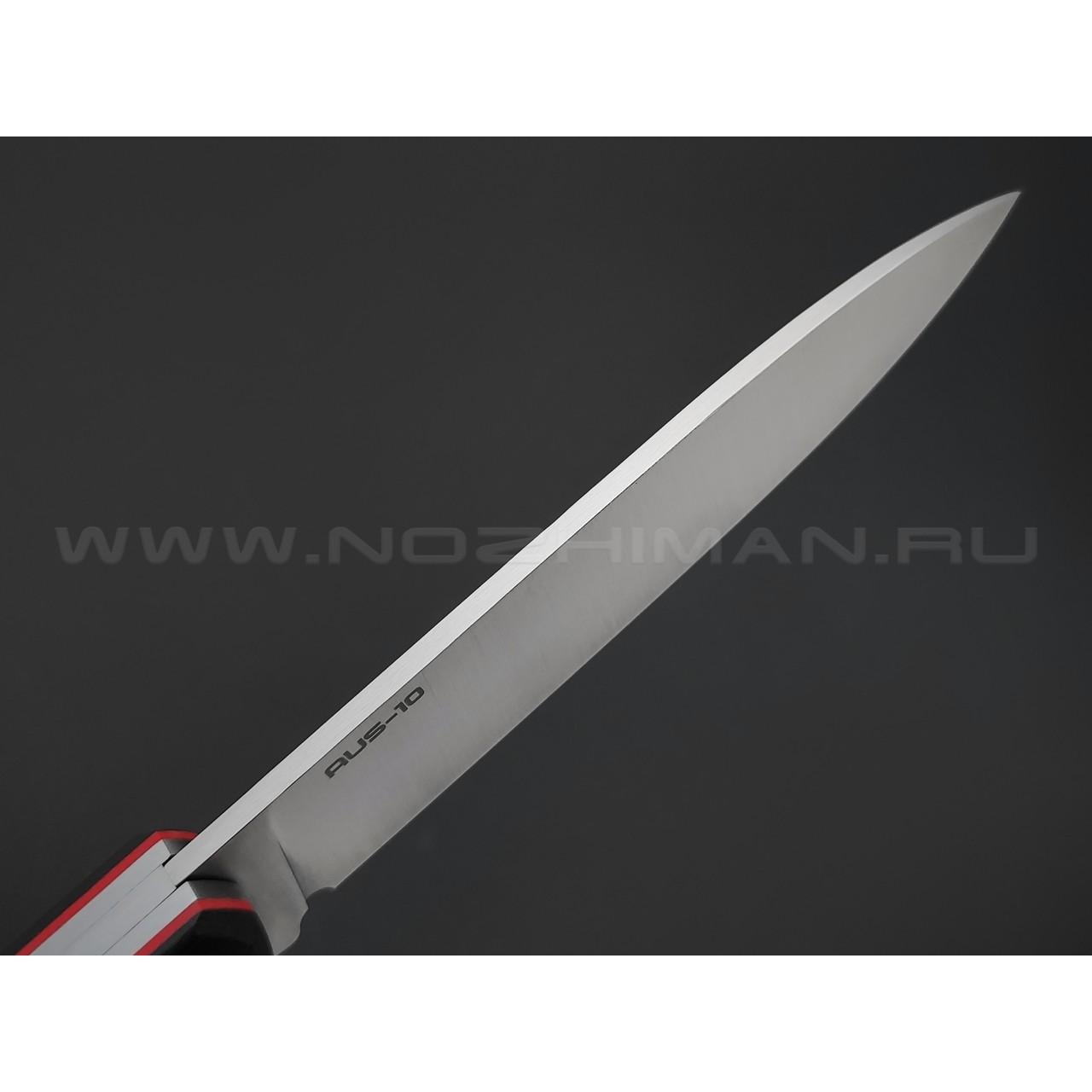 N.C.Custom нож Respect сталь Aus-10, рукоять G10 Black & Red