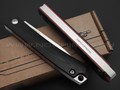 N.C.Custom нож Respect сталь Aus-10, рукоять G10 Black & Red