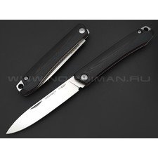 N.C.Custom нож складной Respect сталь Aus-10, рукоять G10 Black & Red