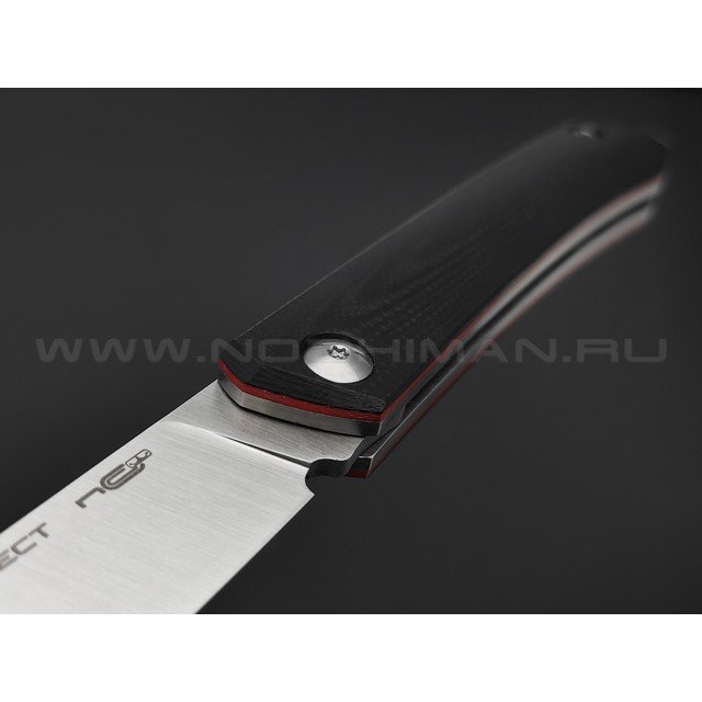 N.C.Custom нож складной Respect сталь Aus-10, рукоять G10 Black & Red